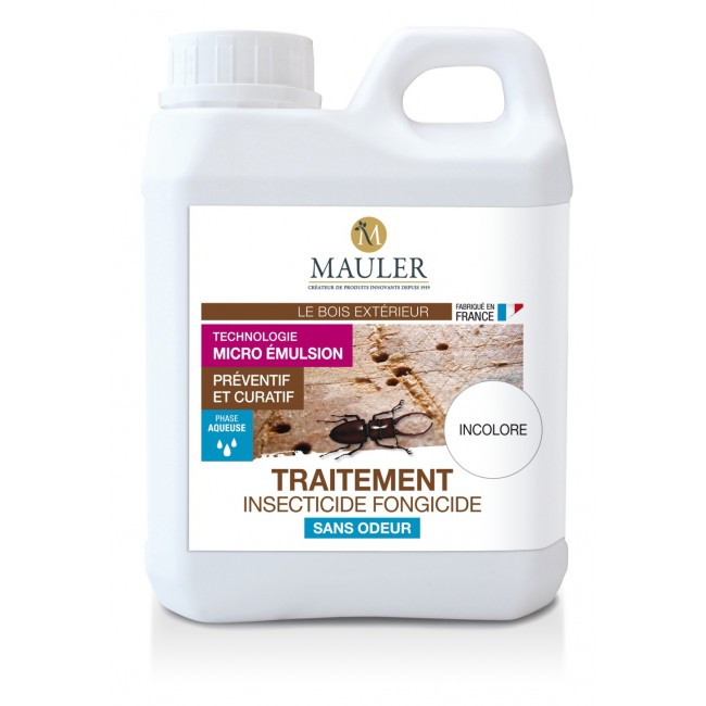 Traitement insecticide fongicide – xylophage – sans odeur Mauler