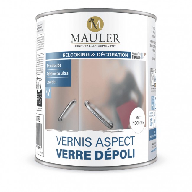 Vernis floutteur aspect verre dépoli – 1 litre Mauler