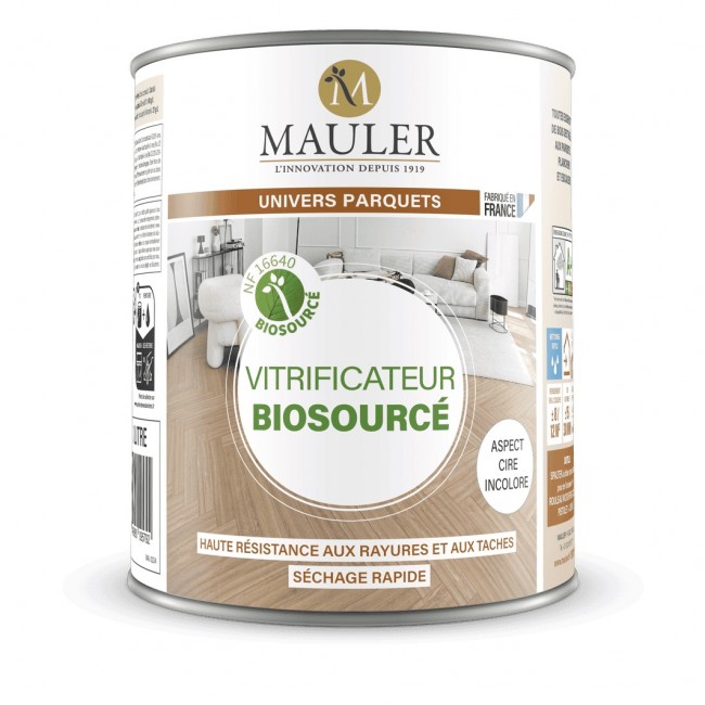 Vitrificateur parquet & escalier Biosourcé – Incolore Mauler